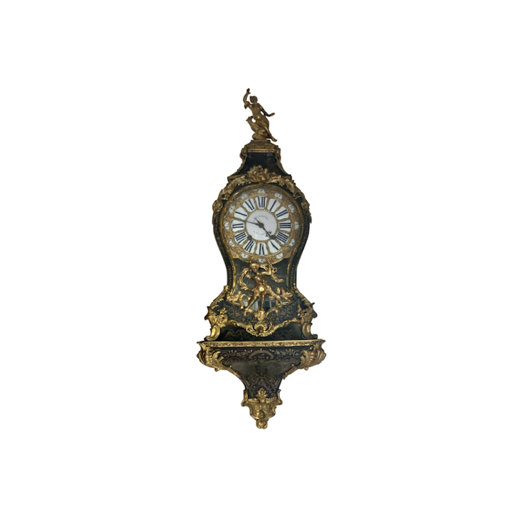 Louis+XV+Period+French+Boulle+Marquetry+Cartel+By+H