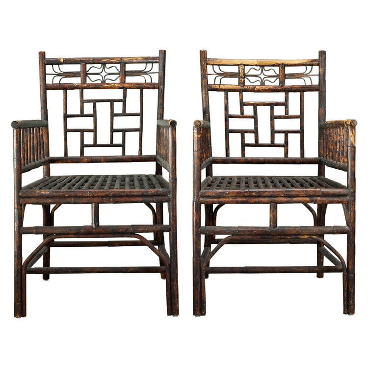 Bamboo Dining Chairs 2