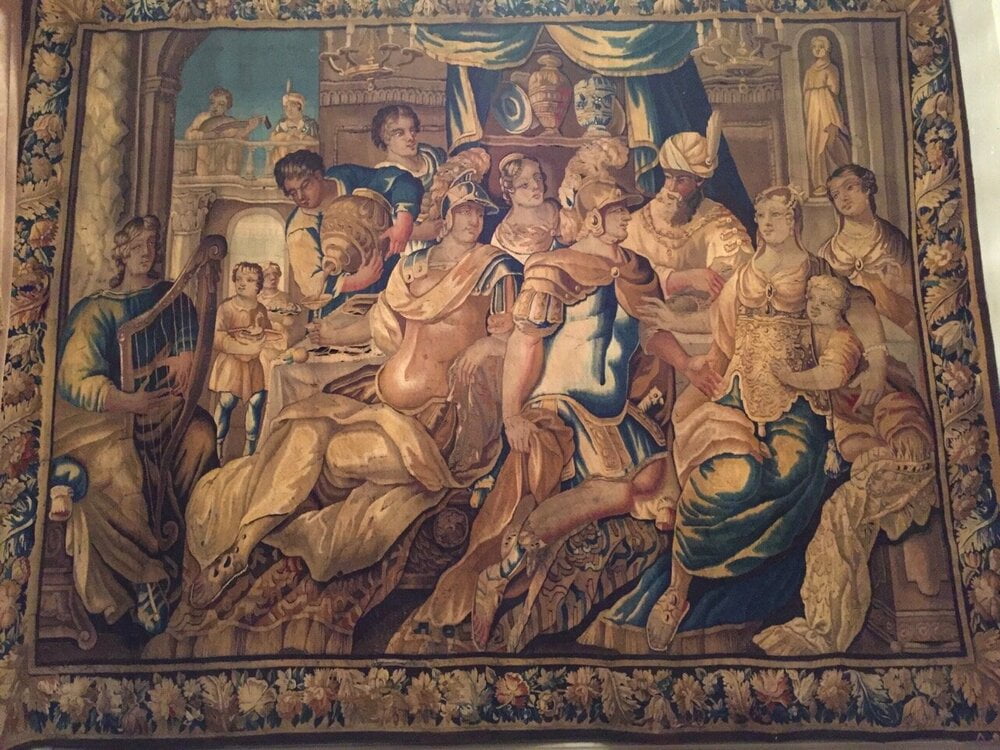 A 17th Century Royal Aubusson Tapestry by ISAAC MOILLON (1614-1673)